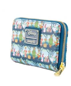 Modern Pinup Wallets Loungefly Disney Robin Hood Sherwood AOP Zip Around Wallet