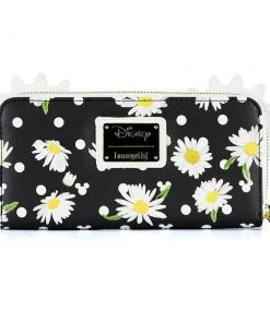 Modern Pinup Loungefly Disney Minnie Mouse Daisies Zip Around Wallet Wallets