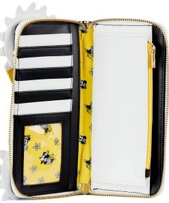Modern Pinup Loungefly Disney Minnie Mouse Daisies Zip Around Wallet Wallets