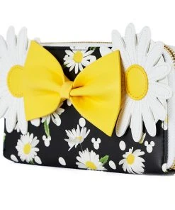 Modern Pinup Loungefly Disney Minnie Mouse Daisies Zip Around Wallet Wallets