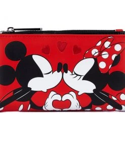 Modern Pinup Loungefly Disney Mickey And Minnie Valentines Flap Wallet