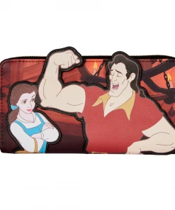 Modern Pinup Wallets Loungefly Disney Villains Scene Gaston Zip Around Wallet