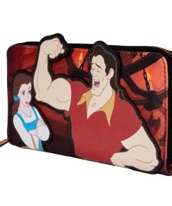Modern Pinup Wallets Loungefly Disney Villains Scene Gaston Zip Around Wallet