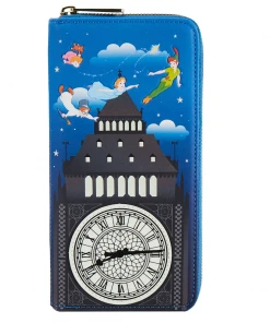 Modern Pinup Wallets Loungefly Disney Peter Pan Glow Clock Wallet