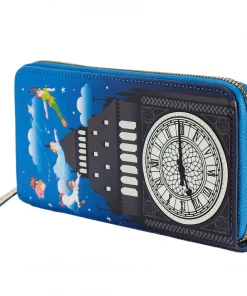 Modern Pinup Wallets Loungefly Disney Peter Pan Glow Clock Wallet