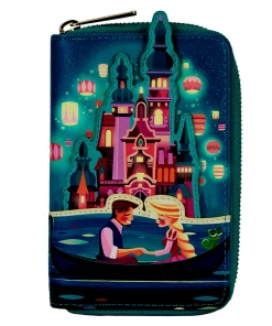 Modern Pinup Loungefly Disney Tangled Princess Castle Zip Around Wallet Wallets