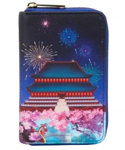 Modern Pinup Wallets Loungefly Disney Mulan Zip Around Wallet