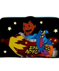 Modern Pinup Wallets Loungefly Disney Lilo And Stitch Space Adventure Zip Around Wallet
