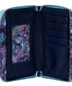 Modern Pinup Wallets Loungefly Disney Lilo And Stitch Space Adventure Zip Around Wallet