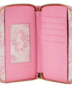 Modern Pinup Wallets Loungefly Disney Princess Tattoo AOP Zip Around Wallet