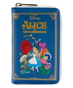 Modern Pinup Loungefly Disney Alice In Wonderland Classic Book Zip Around Wallet Wallets
