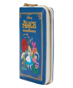 Modern Pinup Loungefly Disney Alice In Wonderland Classic Book Zip Around Wallet Wallets