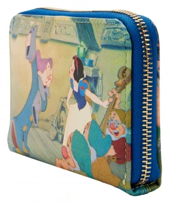 Modern Pinup Wallets Loungefly Disney Snow White Scenes Zip Around Wallet