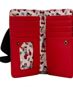 Modern Pinup Wallets Loungefly Disney Pinocchio Peeking Flap Wallet