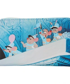 Modern Pinup Looungefly Disney Cinderella Princess Scene Zip Around Wallet Wallets