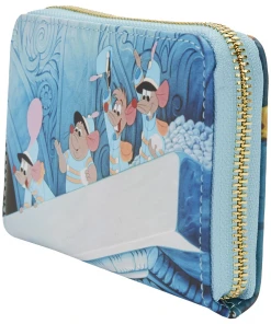 Modern Pinup Looungefly Disney Cinderella Princess Scene Zip Around Wallet Wallets