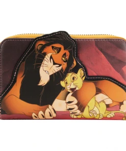 Modern Pinup Loungefly Disney Lion King Scar Villains Scene Zip Around Wallet