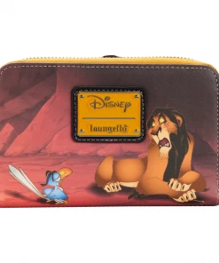 Modern Pinup Loungefly Disney Lion King Scar Villains Scene Zip Around Wallet