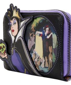 Modern Pinup Loungefly Disney Villains Scene Evil Queen Zip Around Wallet
