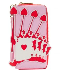 Modern Pinup Waitlist Loungefly Disney Alice In Wonderland Ace Of Hearts Zip Around Wallet