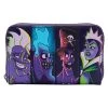Modern Pinup Loungefly Disney Villains In The Dark Zip Around Wallet Waitlist