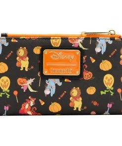 Modern Pinup Loungefly Disney Winnie The Pooh Halloween Group Flap Wallet Waitlist