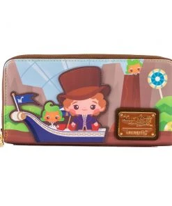 Modern Pinup Loungefly Warner Bros Charlie And The Chocolate Factory 50TH Anniversary Zip Around Wallet