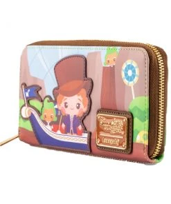 Modern Pinup Loungefly Warner Bros Charlie And The Chocolate Factory 50TH Anniversary Zip Around Wallet