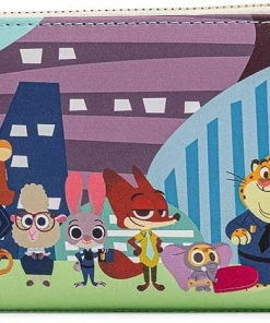 Modern Pinup Loungefly Disney Zootopia Chibi Group Wallet