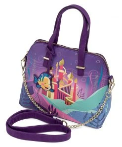 Modern Pinup Loungefly Disney Ariel Castle Collection Crossbody Bag