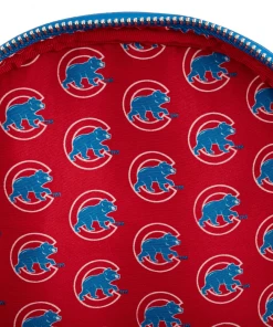 Modern Pinup Loungefly MLB Chicago Cubs Logo Mini Backpack Bags 11 Modern Pinup Loungefly MLB Chicago Cubs Logo Mini Backpack Bags