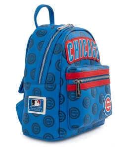 Modern Pinup Loungefly MLB Chicago Cubs Logo Mini Backpack Bags 8 Modern Pinup Loungefly MLB Chicago Cubs Logo Mini Backpack Bags