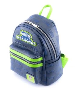 Modern Pinup Official Shop 32 Modern Pinup Bags Loungefly NFL Seattle Seahawks Logo AOP Mini Backpack
