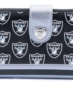 Modern Pinup Loungefly NFL Las Vegas Raiders Logo AOP Wallet
