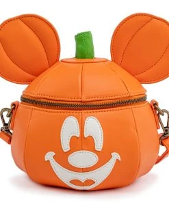 Modern Pinup Bags Loungefly Disney Mickey-O-Lantern Crossbody Bag