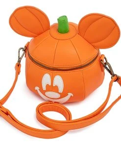 Modern Pinup Bags Loungefly Disney Mickey-O-Lantern Crossbody Bag