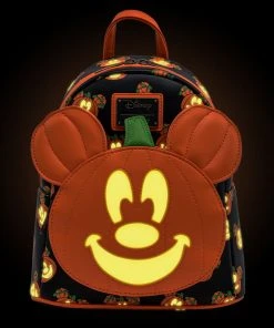 Modern Pinup Loungefly Disney Mickey-O-Lantern Mini Backpack Bags