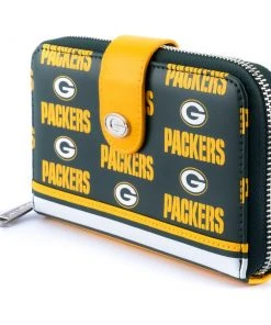 Modern Pinup Loungefly NFL Green Bay Packers Logo AOP Wallet