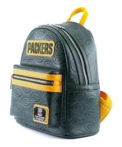 Modern Pinup Official Shop 22 Modern Pinup Loungefly NFL Green Bay Packers Logo AOP Mini Backpack Bags