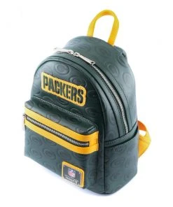 Modern Pinup Loungefly NFL Green Bay Packers Logo AOP Mini Backpack Bags