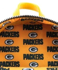 Modern Pinup Loungefly NFL Green Bay Packers Logo AOP Mini Backpack Bags