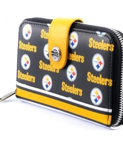 Modern Pinup Wallets Loungefly NFL Pittsburgh Steelers Logo AOP Wallet