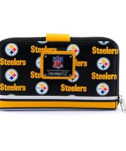 Modern Pinup Wallets Loungefly NFL Pittsburgh Steelers Logo AOP Wallet