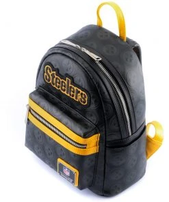 Modern Pinup Bags Loungefly NFL Pittsburgh Steelers Logo AOP Mini Backpack