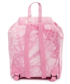 Modern Pinup Loungefly Valfre Pink Acid Wash Denim Angel Backpack Bags