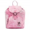 Modern Pinup Loungefly Valfre Pink Acid Wash Denim Angel Backpack Bags