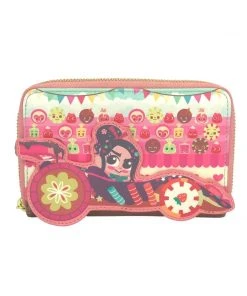 Wallets Modern Pinup Exclusive Loungefly Wreck It Ralph Vanellope Race Car Wallet
