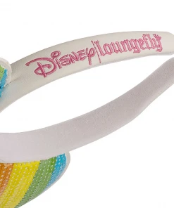 Modern Pinup Loungefly Disney Sequin Rainbow Minnie Ears Headband