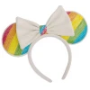 Modern Pinup Loungefly Disney Sequin Rainbow Minnie Ears Headband
